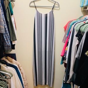 Black & White maxi dress and a split
